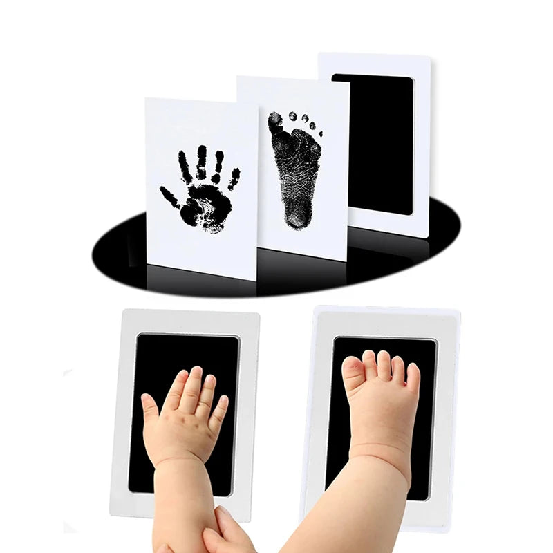 Baby Footprints Ink Pad Kit with Paper Sheets