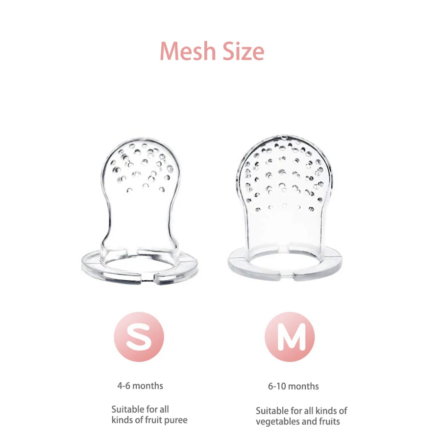 Baby Silicone Mesh Pacifier Fruit Feeder