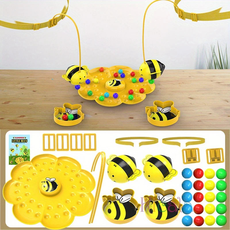 Little Bumblebee Multifunctional Board Game Puzzle Fishing Toys Interactive Educational Toys For Kids Christmas Gift Family Game