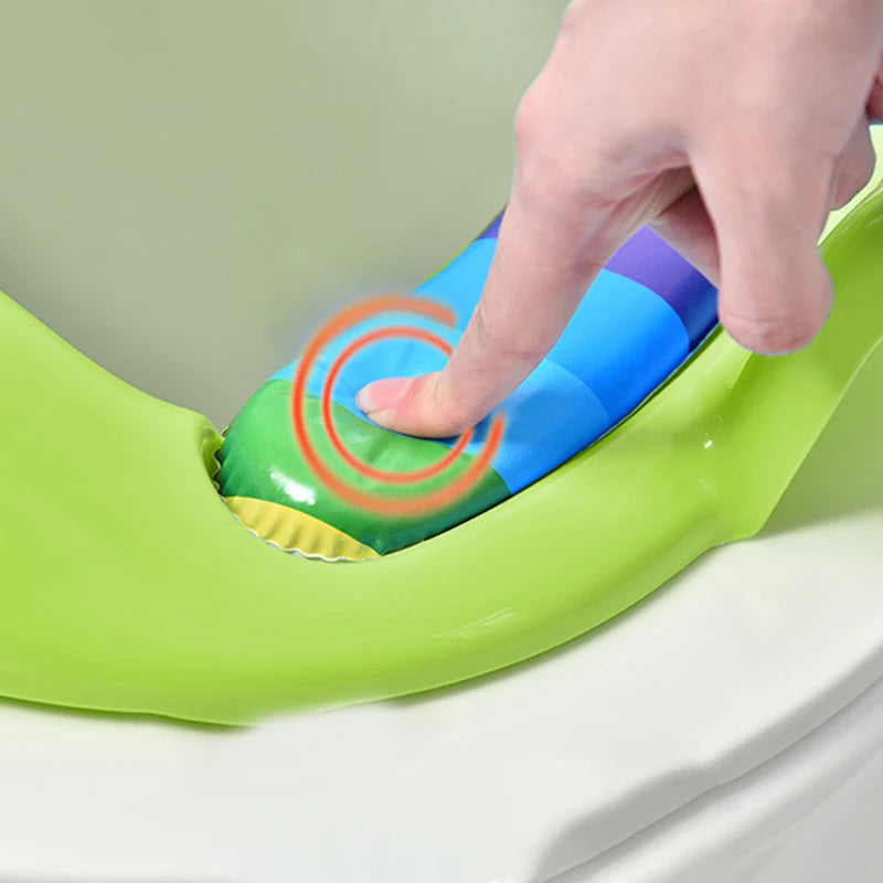 Toddler's Cushioned Animal Toilet Seat 🚽