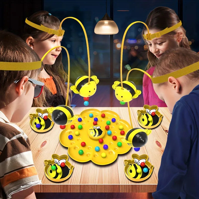 Little Bumblebee Multifunctional Board Game Puzzle Fishing Toys Interactive Educational Toys For Kids Christmas Gift Family Game
