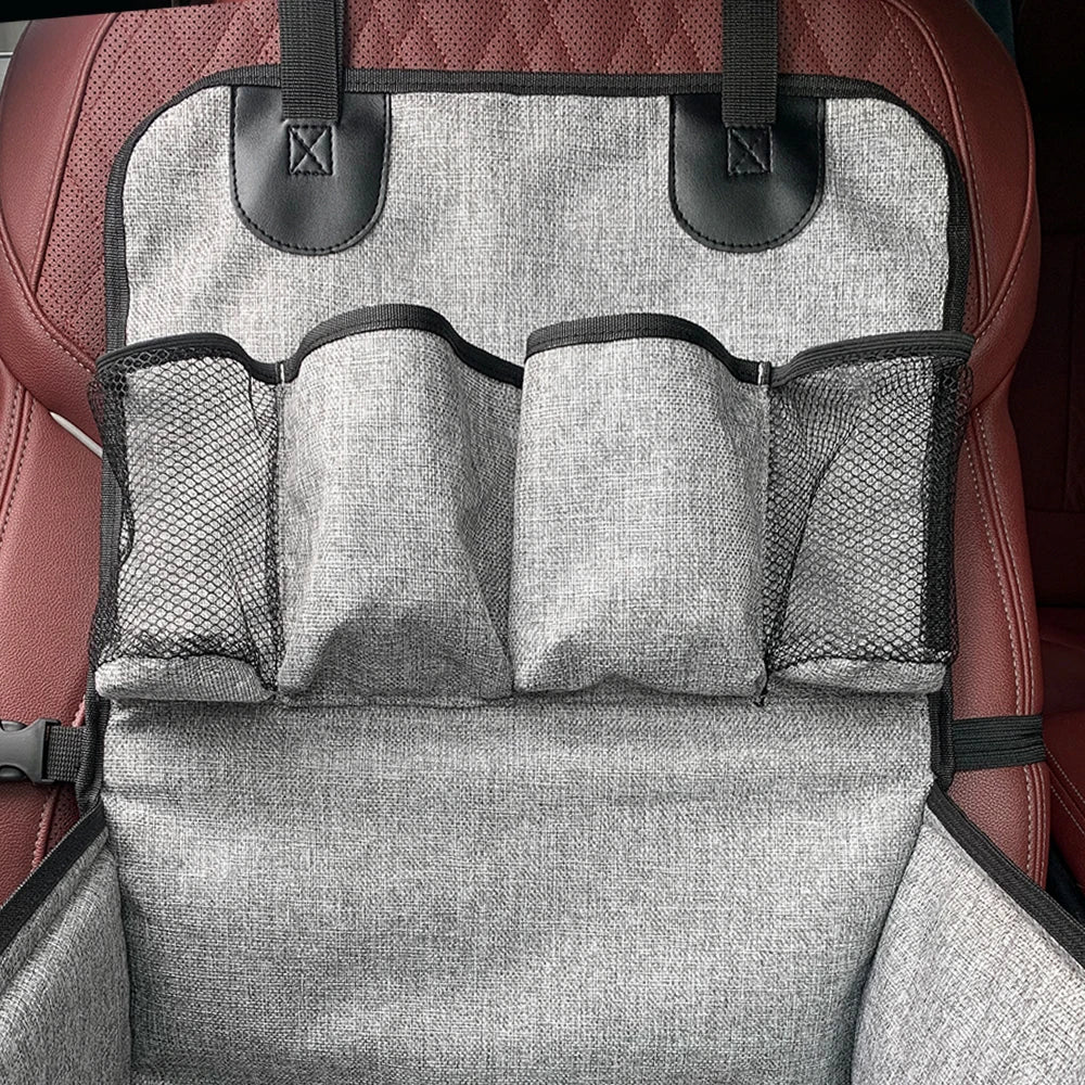 Puppy Booster Car Seat with Storage Pockets 🚗