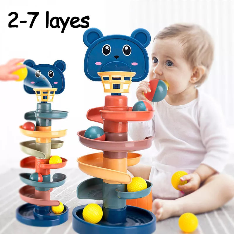 Educational Ball Track Tower for Babies & Kids 🌈