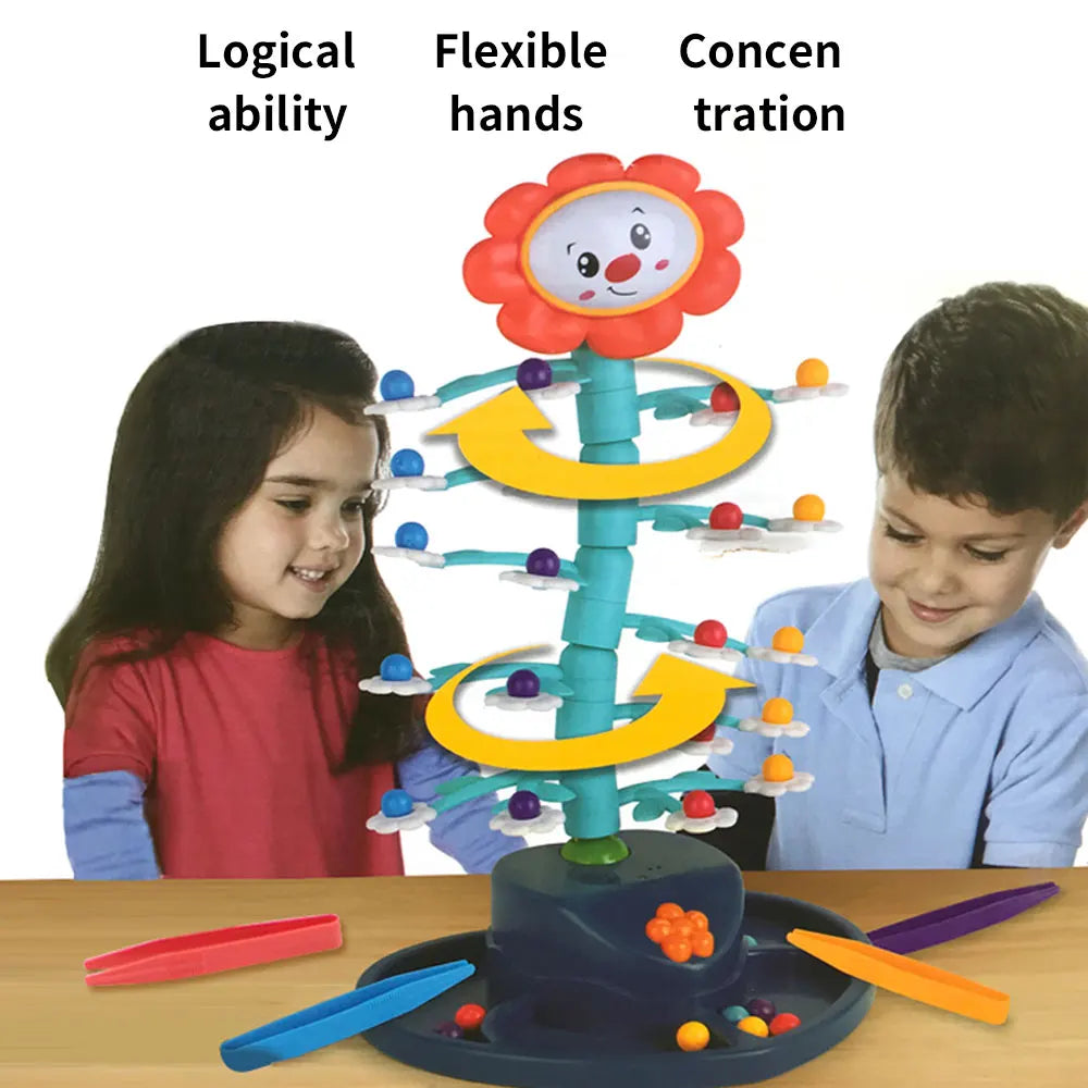 Kids Electric Shaking Swing Sunflower Party Interactive Tabletop Challenge Game Toys Parent Child Interaction Tabletop Game