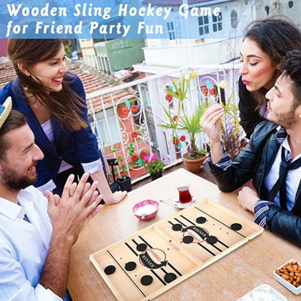 Fast Sling Puck Board Game Table Hockey Foosball Winner Party Family Interactive Toys For Children Adult Desktop Battle Gifts