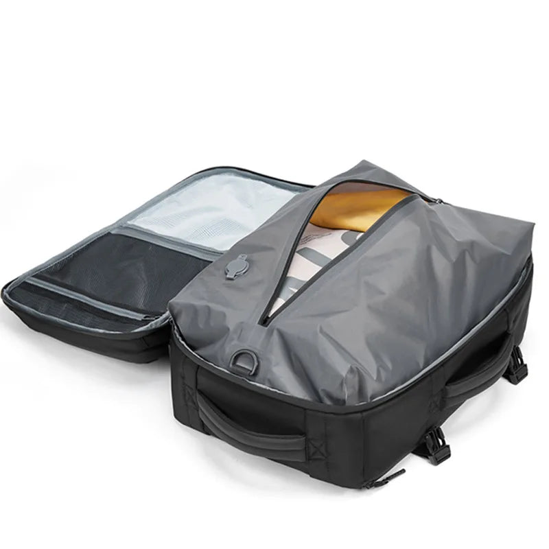 Man Backpack Travel Laptop Bag Waterproof Women's Backpacks Business Black Large Capacity Airback Vacuum Back Pack Compression