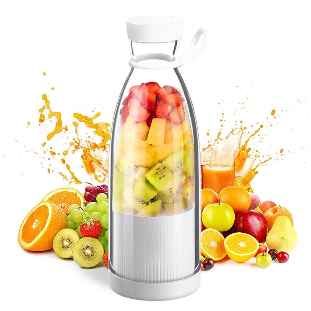 Newly design fresh fruits mixer smoothie bottle mini fast juice juicer portable blender
