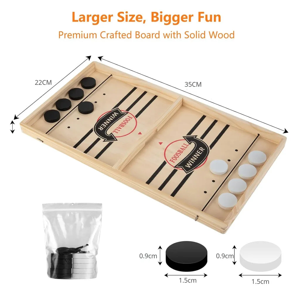Fast Sling Puck Board Game Table Hockey Foosball Winner Party Family Interactive Toys For Children Adult Desktop Battle Gifts