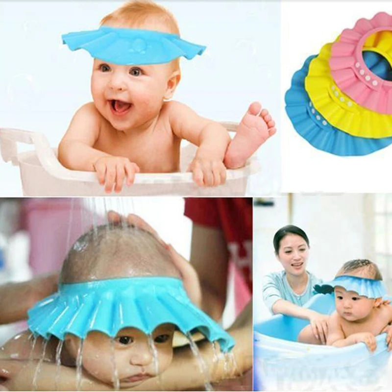Adjustable Baby Bath Cap Visor Hat 🛁👶